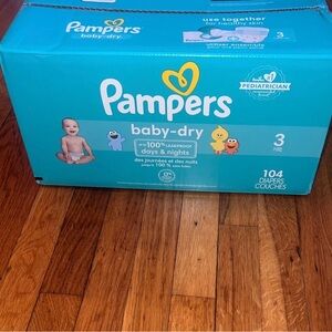 Pampers Baby-Dry Diapers - Size 3, Blue - Never Opened